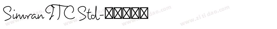 Simran ITC Std字体转换